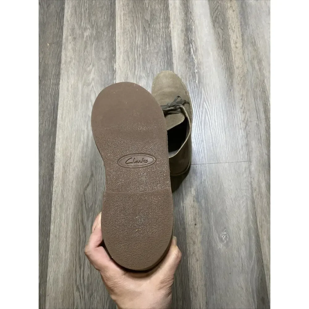 Clarks Bushacre Sand Suede Chukka Boots Men’s 11